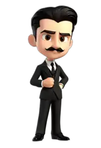 Animated avatar of Tesla